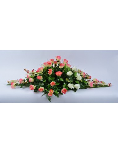 COUSSIN 30 CM BOUTON / ORCHIDEE ROUGE