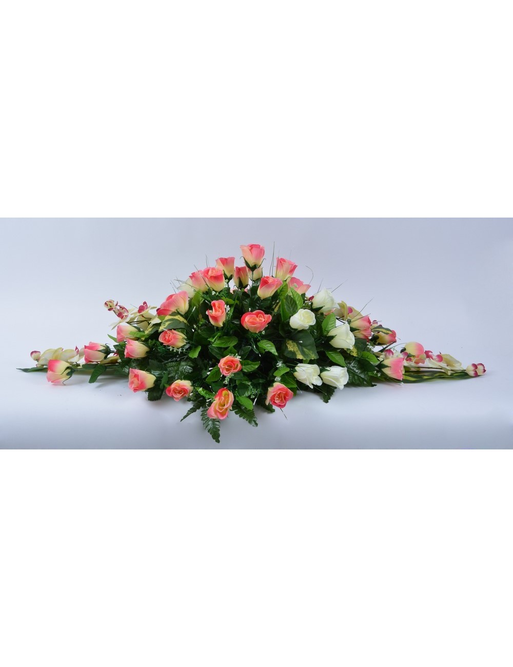 COUSSIN 30 CM BOUTON / ORCHIDEE ROUGE