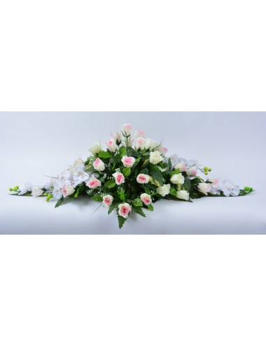 COUSSIN 30 CM BOUTON / ORCHIDEE ROUGE