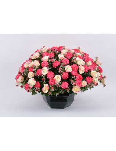 OCEA 25 CM POMPON ROSE 120 FLEURS PINK