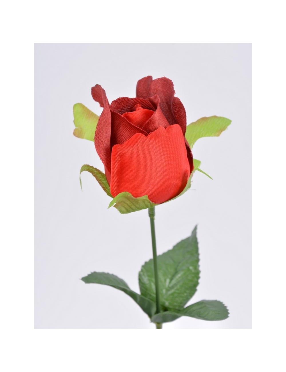 ROSE SATIN RED BLACK