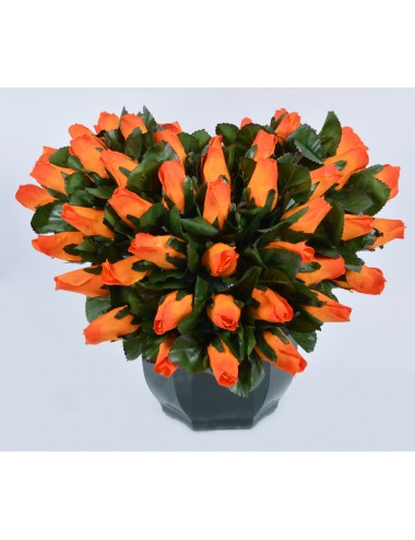 COEUR DE 20 CM MINI BOUTON SUR COUPE OCEA ORANGE