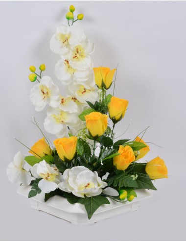 PLATEAU BOUTON ORCHIDEE