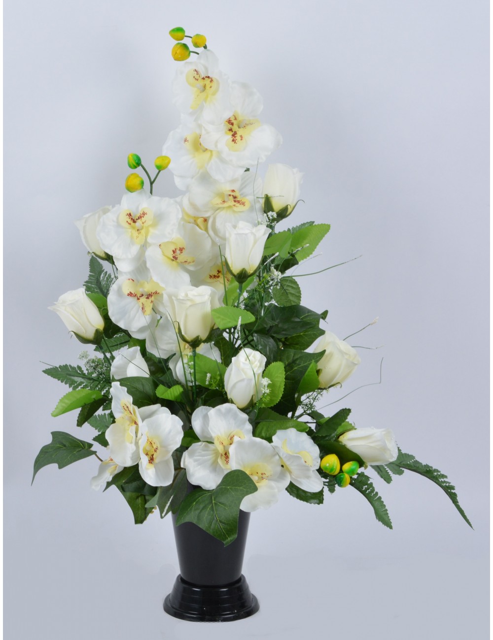 BOUQUET VASE BOUTON ORCHIDEE