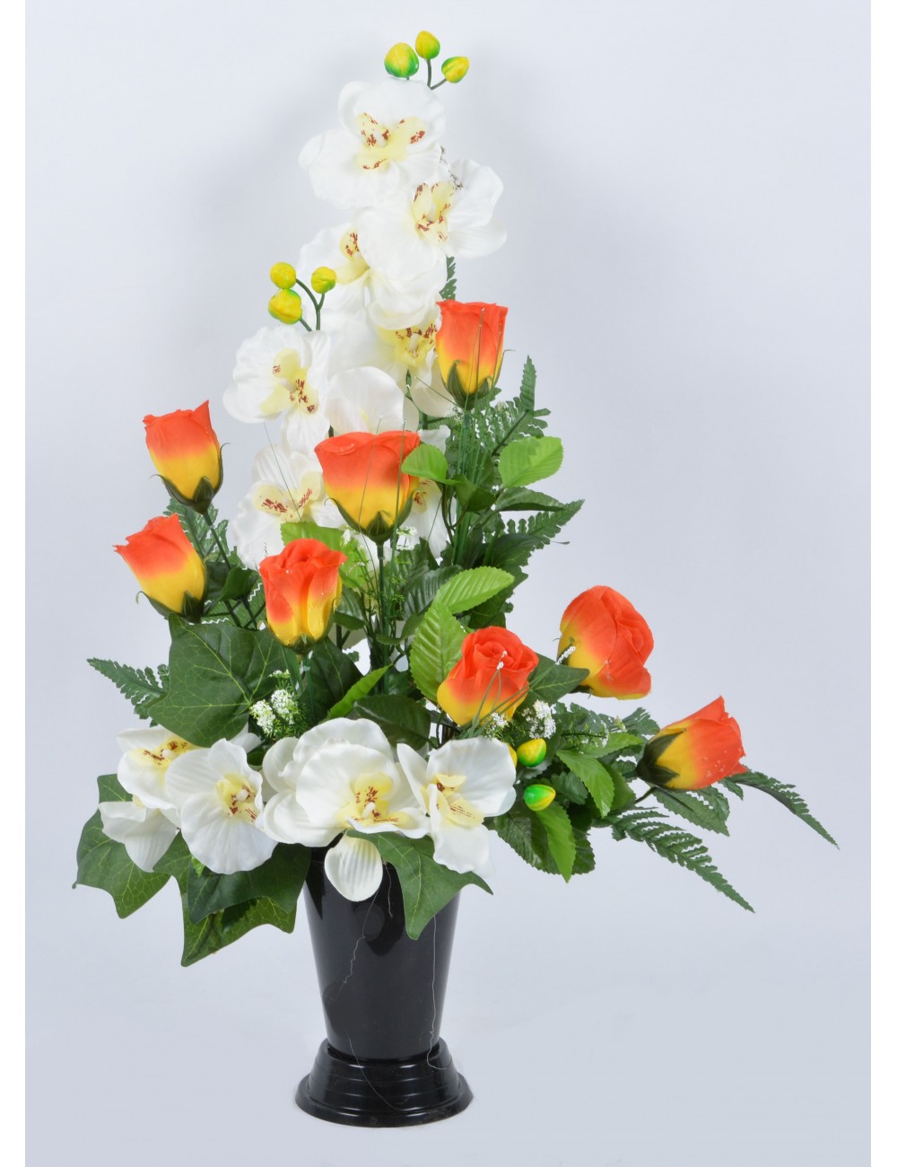 BOUQUET VASE BOUTON ORCHIDEE