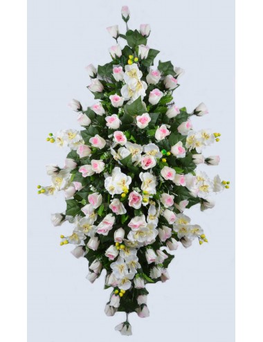 DESSUS DE CERCUEIL BOUTON ORCHIDEE