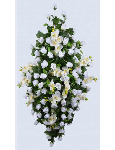 DESSUS DE CERCUEIL BOUTON ORCHIDEE