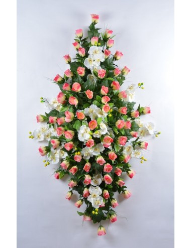 DESSUS DE CERCUEIL BOUTON ORCHIDEE