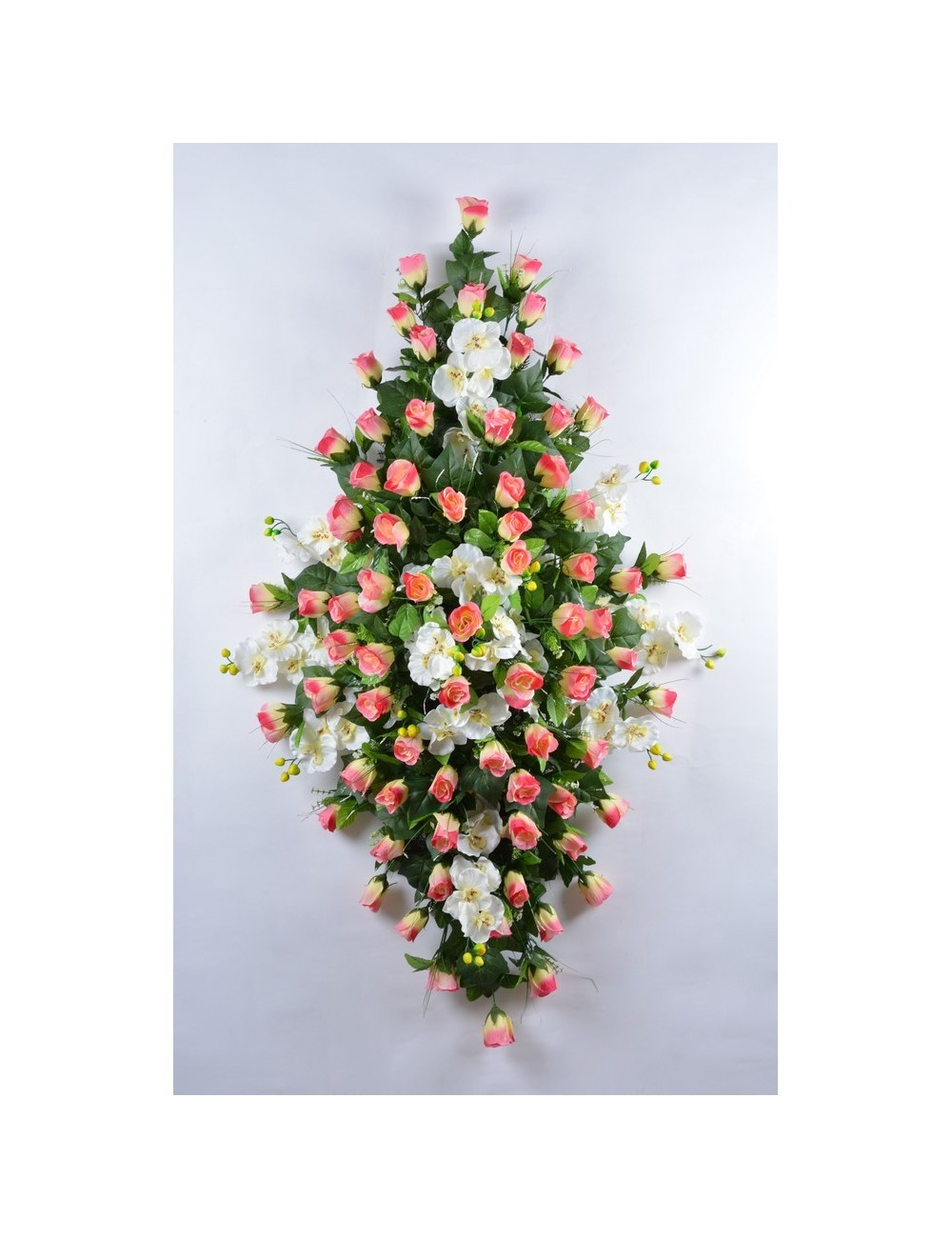 DESSUS DE CERCUEIL BOUTON ORCHIDEE