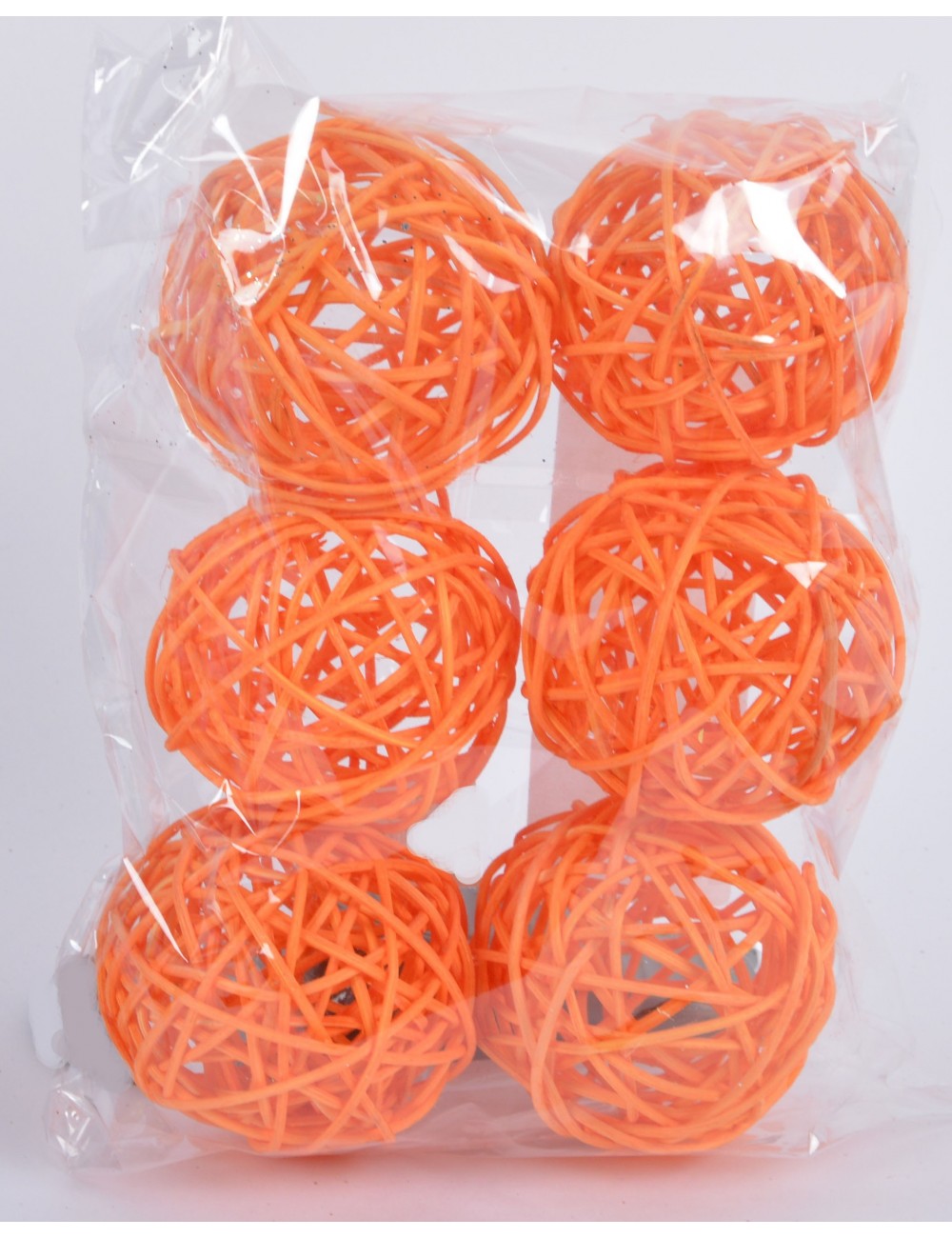 RATTAN BALL DIAM 6 ORANGE