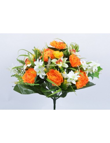 ROSE/ORCHIDEE/FRESIA X 24 ORANGE