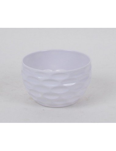 COUPE RONDE NID D'ABEILLE PLASTIQUE BLANC