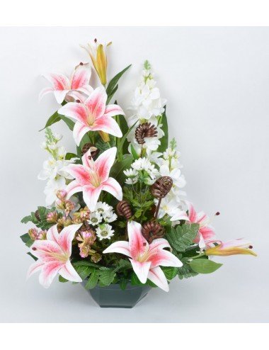 OCEA 25 CM LYS DELPHINIUM BONNIE CREAM BROWN