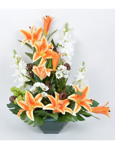 OCEA 25 CM LYS DELPHINIUM BONNIE CREAM BROWN