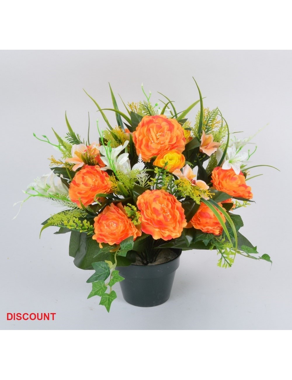 POT 14 CM PIVOINE RENONCULE ORCHIDEE X24 TIGES ASS