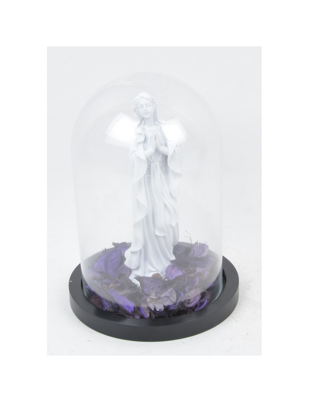 VIERGE POT POURRI SOUS CLOCHE EN VERRE GM ORANGE VIERGE POT POURRI SOUS CLOCHE EN VERRE GM ORANGE