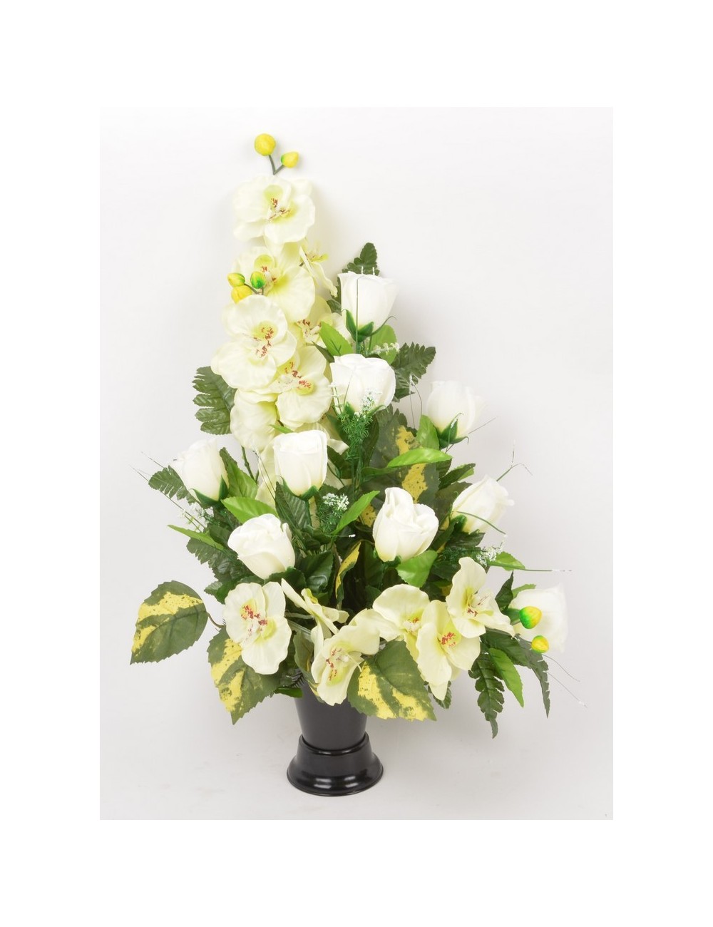 BOUQUET VASE BOUTON ORCHIDEE