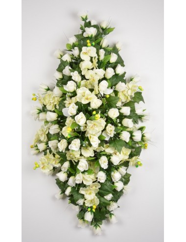 DESSUS DE CERCUEIL BOUTON ORCHIDEE