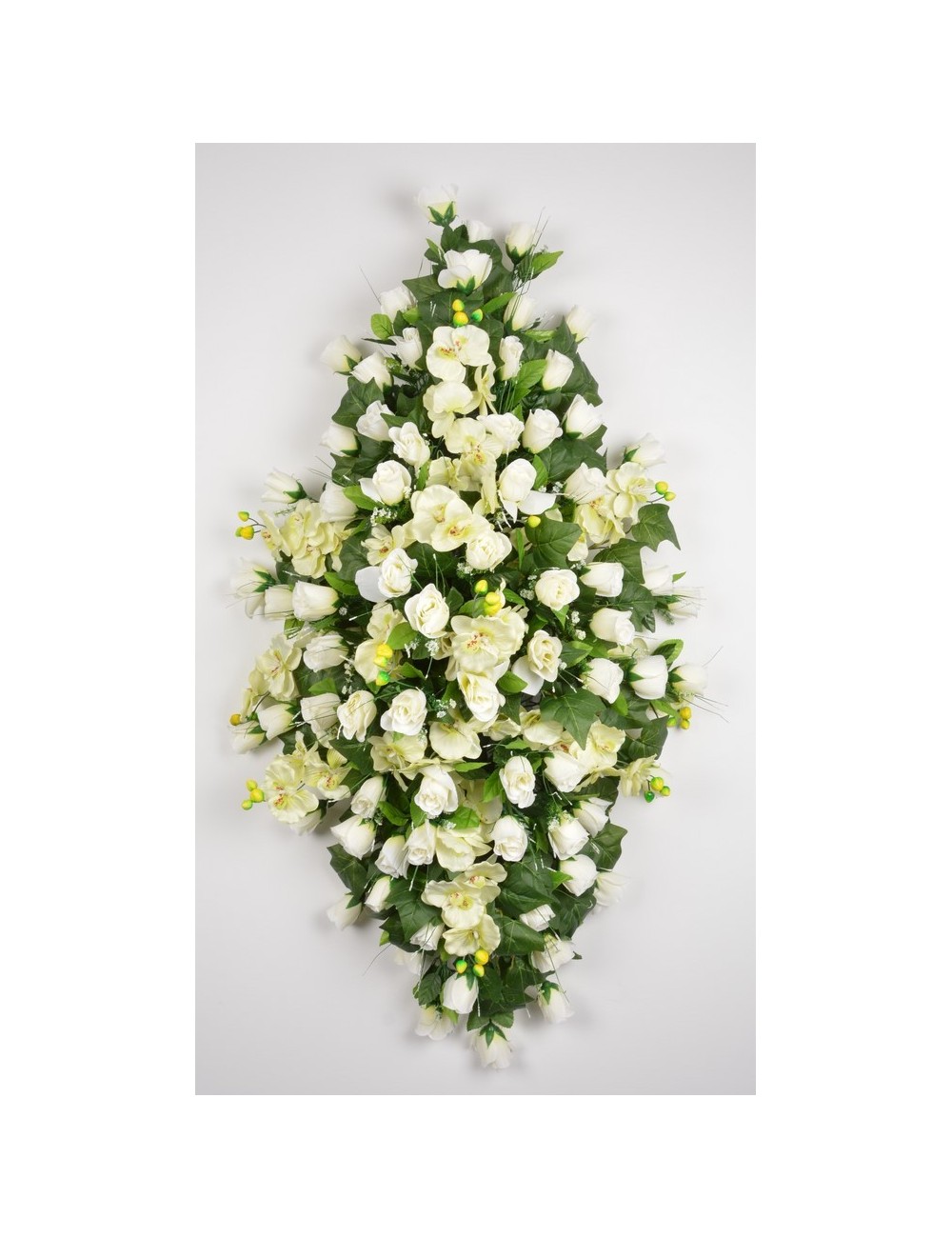 DESSUS DE CERCUEIL BOUTON ORCHIDEE