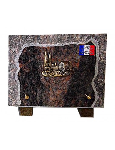 SERIE DE 6 PLAQUES 20 X 15 CHANTS SCIES + BRONZE