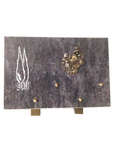 PLAQUE 30 X 20 CHANTS SCIES + BRONZE