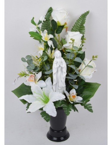 BOUQUET DE VASE LYS VIERGE WHITE