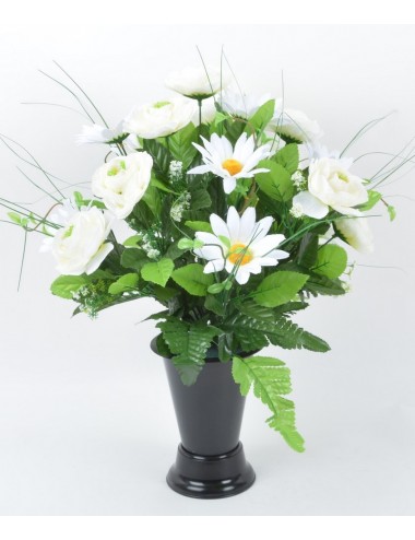 BOUQUET DE VASE DAISY RENONCULE ASS