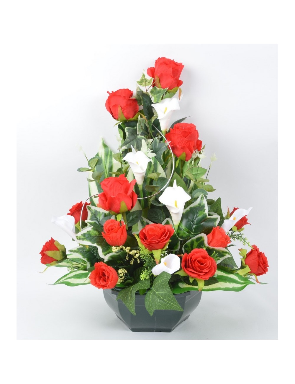 OCEA 25 CM ROSE ARUM RED CREAM