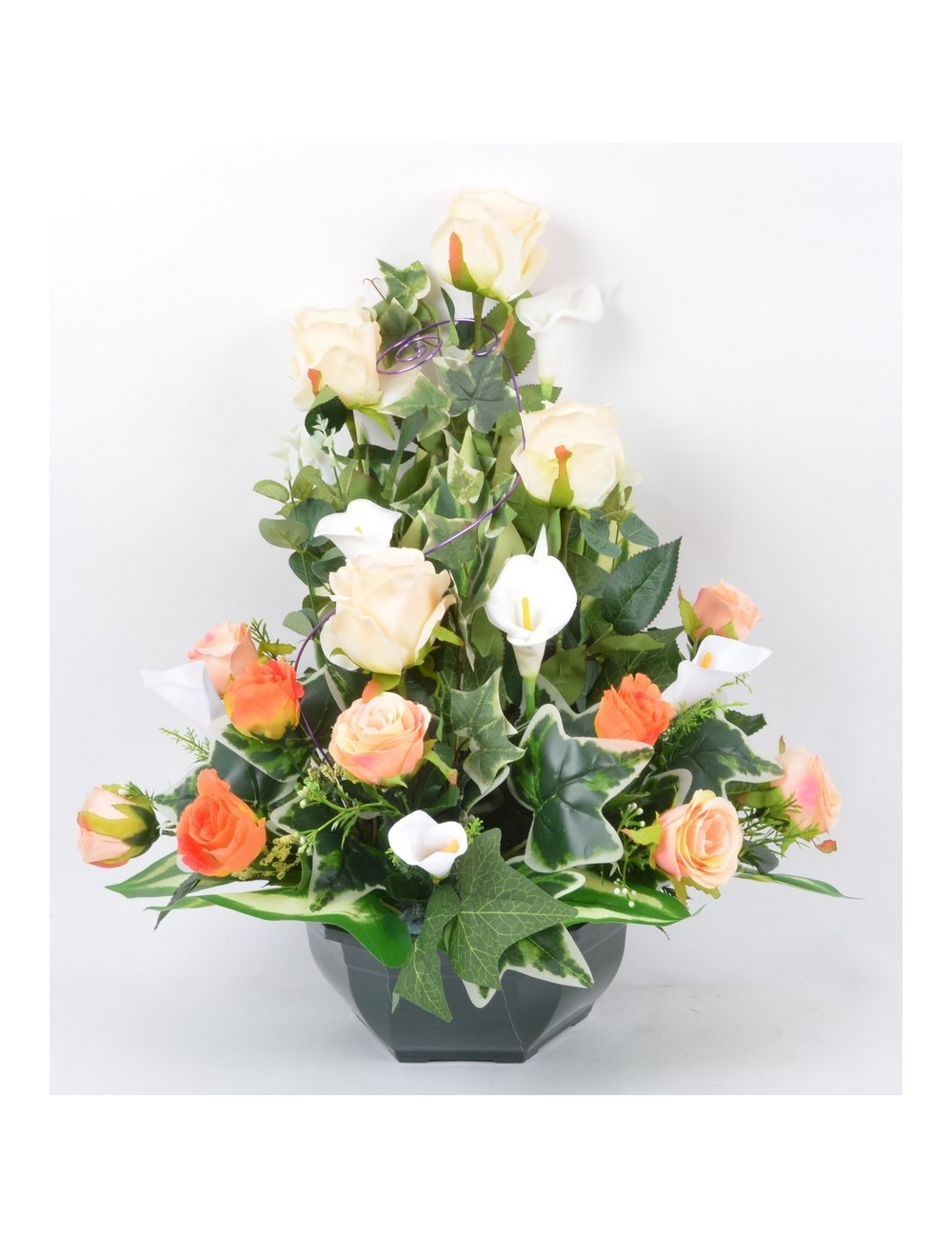 OCEA 25 CM ROSE ARUM RED CREAM OCEA 25 CM ROSE ARUM RED CREAM
