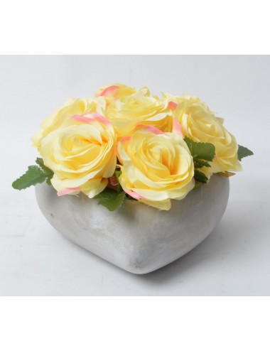 COEUR BETON ROSE FOUGERE YELLOW