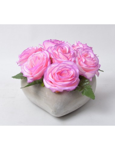 COEUR BETON ROSE FOUGERE LILAC