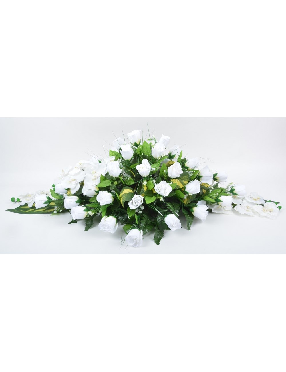 COUSSIN 30 CM BOUTON / ORCHIDEE ROUGE