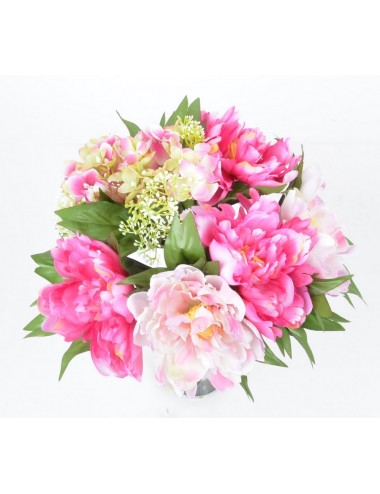 PIQUET PIVOINE HORTENSIA X7 SALMON