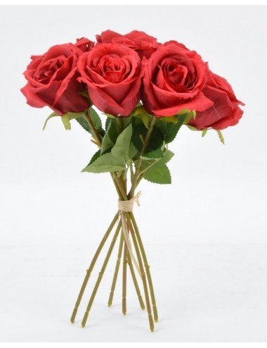 BOUQUET DE ROSE DECO X7 ASS