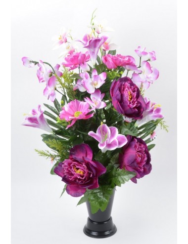 BOUQUET DE VASE PIVOINE COSMOS ASS