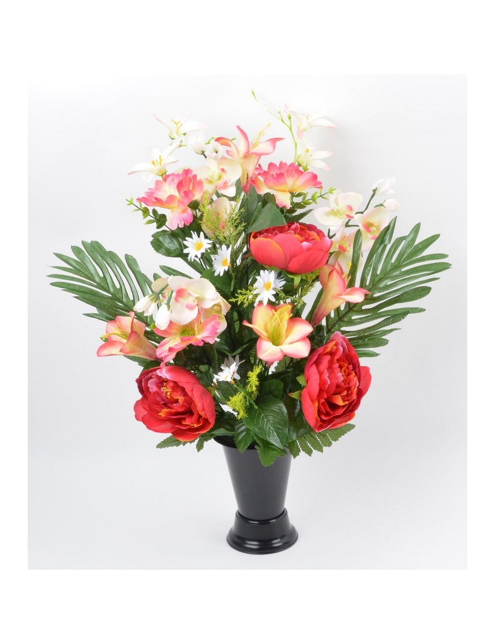 BOUQUET DE VASE PIVOINE COSMOS ASS