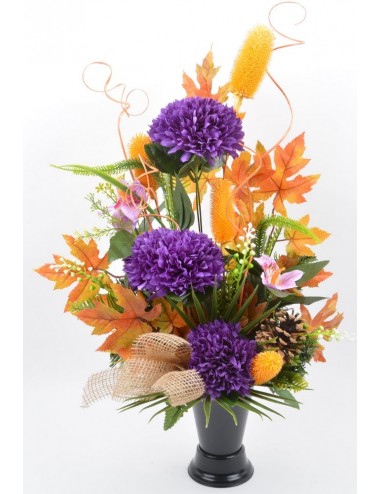 BOUQUET DE VASE CHRYSANTHEME FORESTIERE LILAC