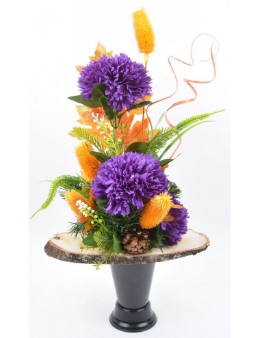 BOUQUET DE VASE CHRYSANTHEME FORESTIERE LILAC