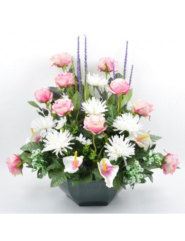 OCEA 30 CM ROSE TOKIO ANTHURIUM PINK WHITE