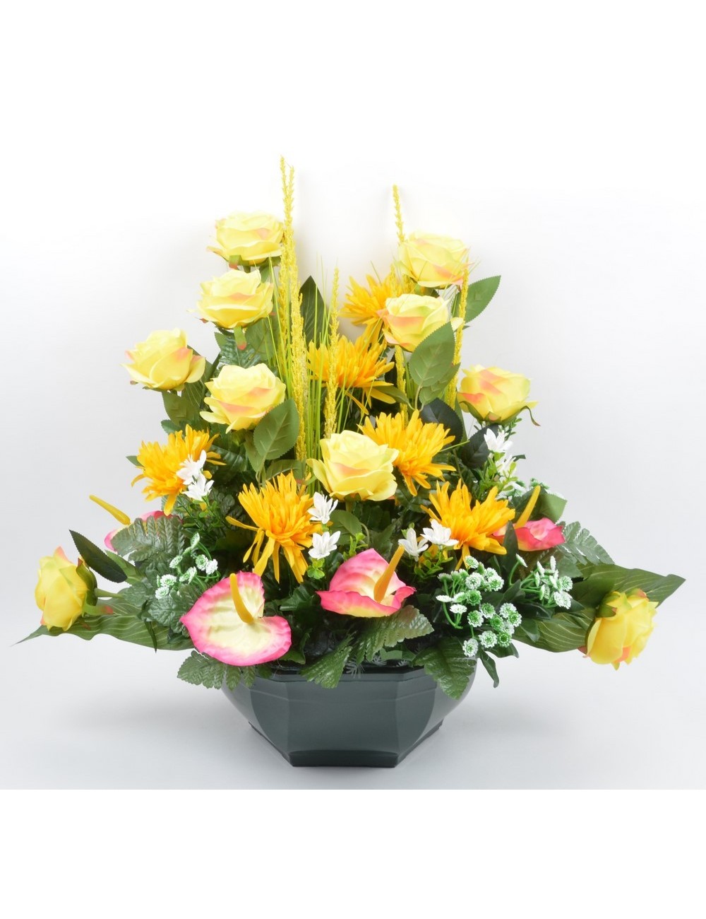 OCEA 30 CM ROSE TOKIO ANTHURIUM YELLOW PINK