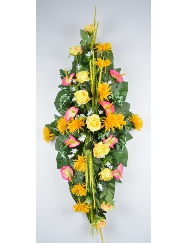 DESSUS DE CERCUEIL ROSE TOKIO ANTHURIUM YELLOW PINK