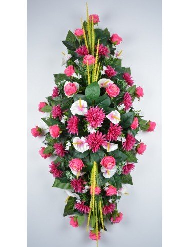 DESSUS DE CERCUEIL ROSE TOKIO ANTHURIUM BEAUTY PINK