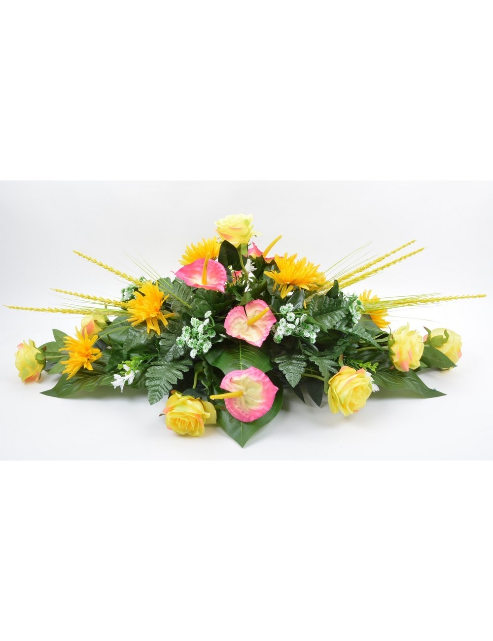 COUSSIN ROSE TOKIO ANTHURIUM YELLOW PINK