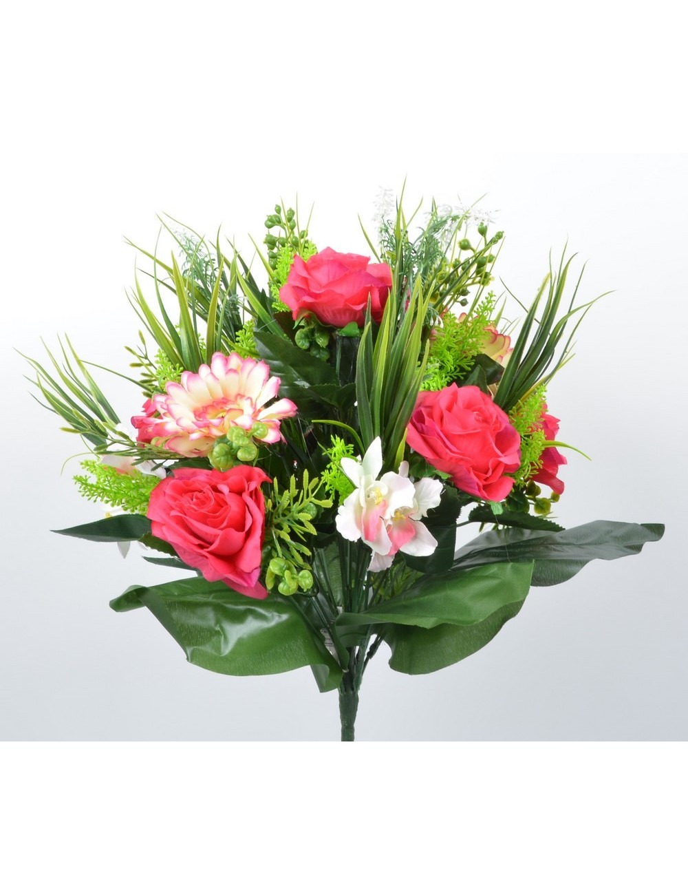 PIQUET GERBERA ROSE ORCHIDEE X24 PINK