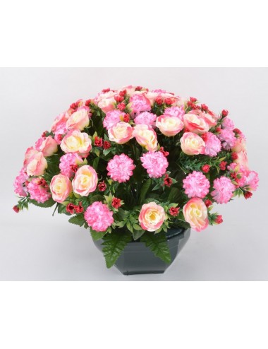 OCEA 25 CM POMPON ROSE 80 FLEURS PINK