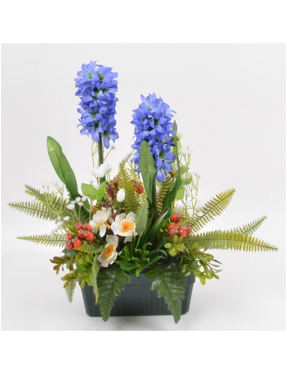 JARDINIERE 18 CM JACINTHE BLUE