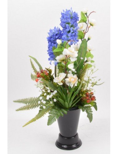 BOUQUET DE VASE JACINTHE BLUE