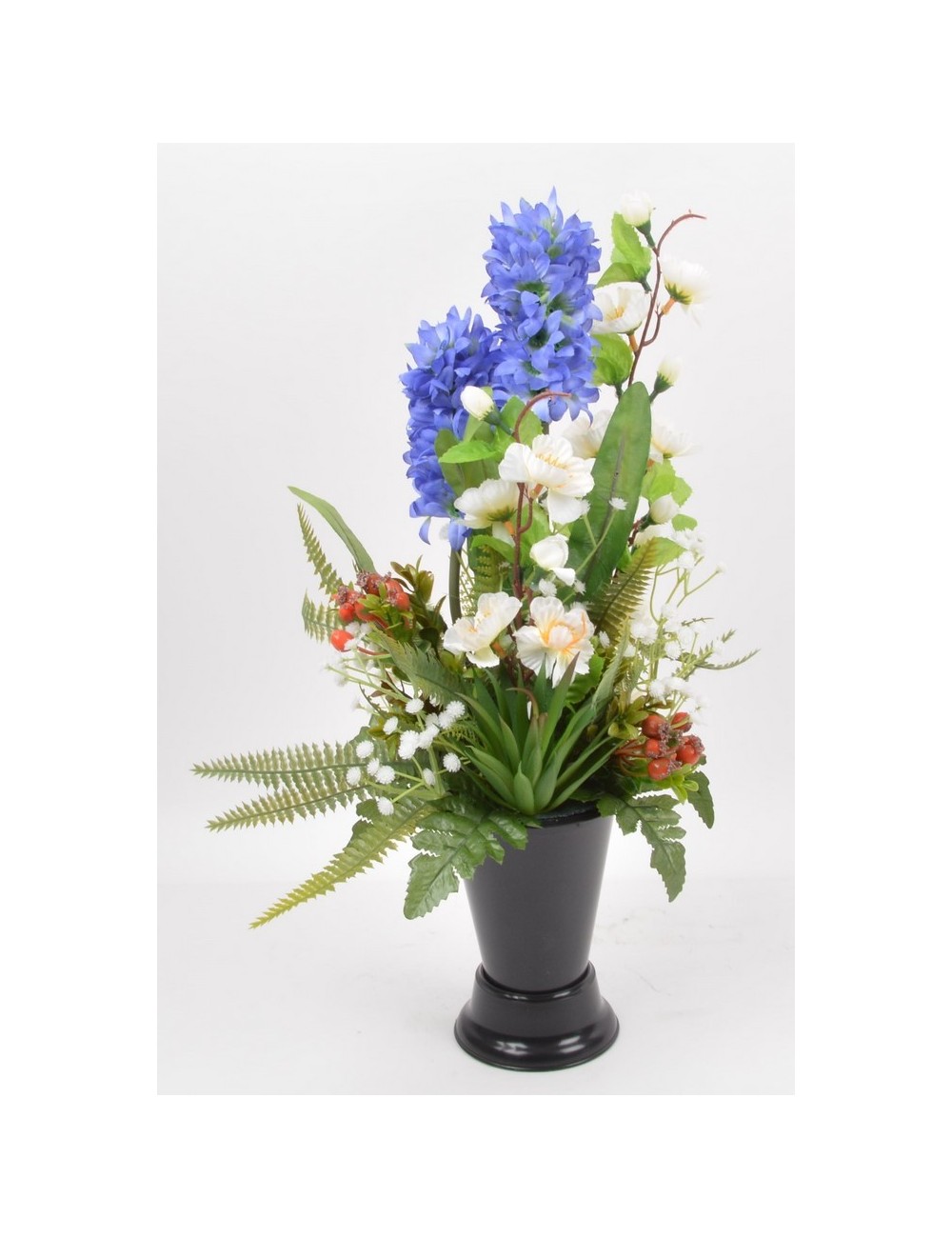 BOUQUET DE VASE JACINTHE BLUE