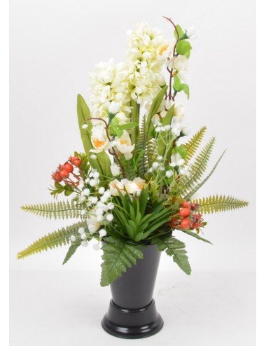 BOUQUET DE VASE JACINTHE WHITE