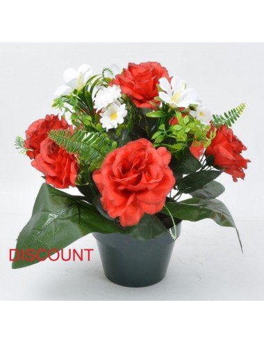 POT DISCOUNT 14 CM ROSE LYS ASS